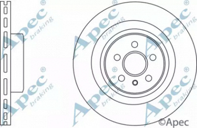 APEC BRAKING dsk3195 -  Тормозной диск